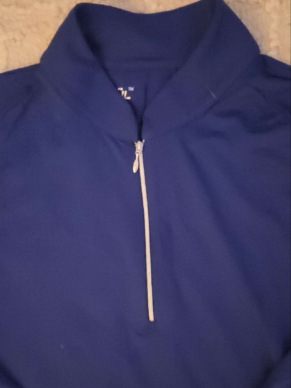 IBKÜL IceFil 1/4-Zip Long Sleeve Sun Shirt - Navy Blue (Women's XXL) - Picture 4 of 5